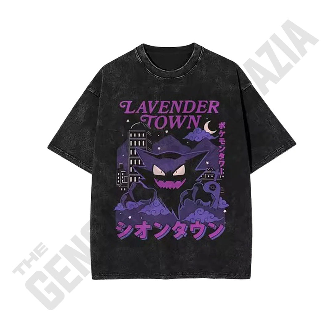 Ghostly Gengar Shadow Short Sleeve T-Shirt