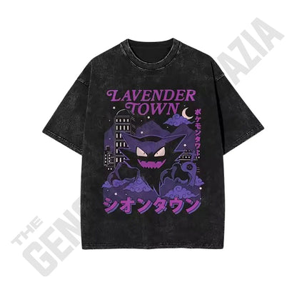 Ghostly Gengar Shadow Short Sleeve T-Shirt
