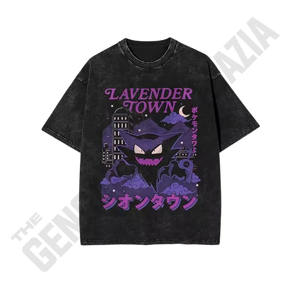 Ghostly Gengar Shadow Short Sleeve T-Shirt