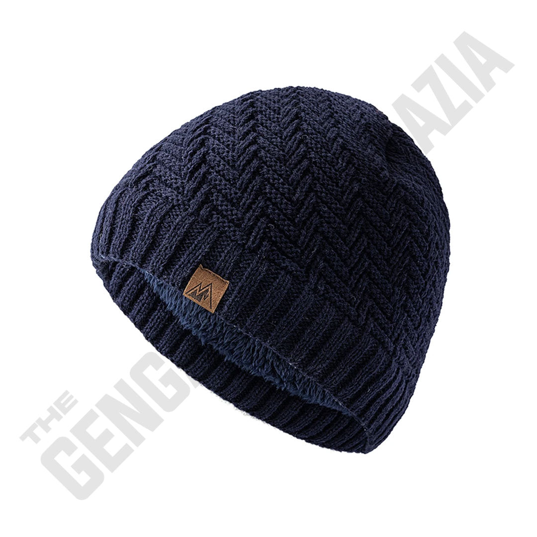 Newly Designer Textured Fur Lined Beanie