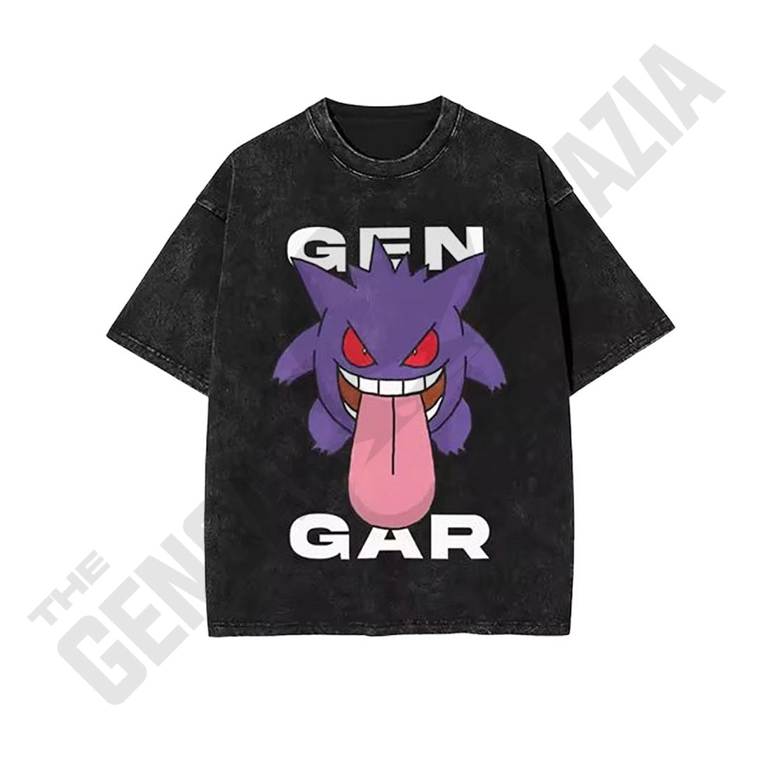 Funky Gengar Character Short Sleeve T-Shirt