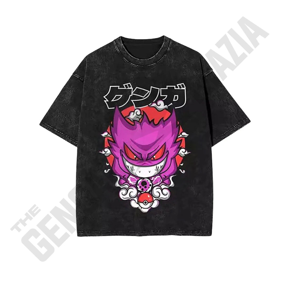Artistic Gengar Pokemon Short Sleeve T-Shirt