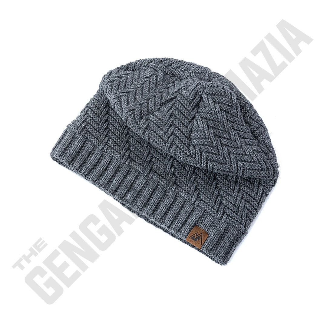 Newly Designer Textured Fur Lined Beanie