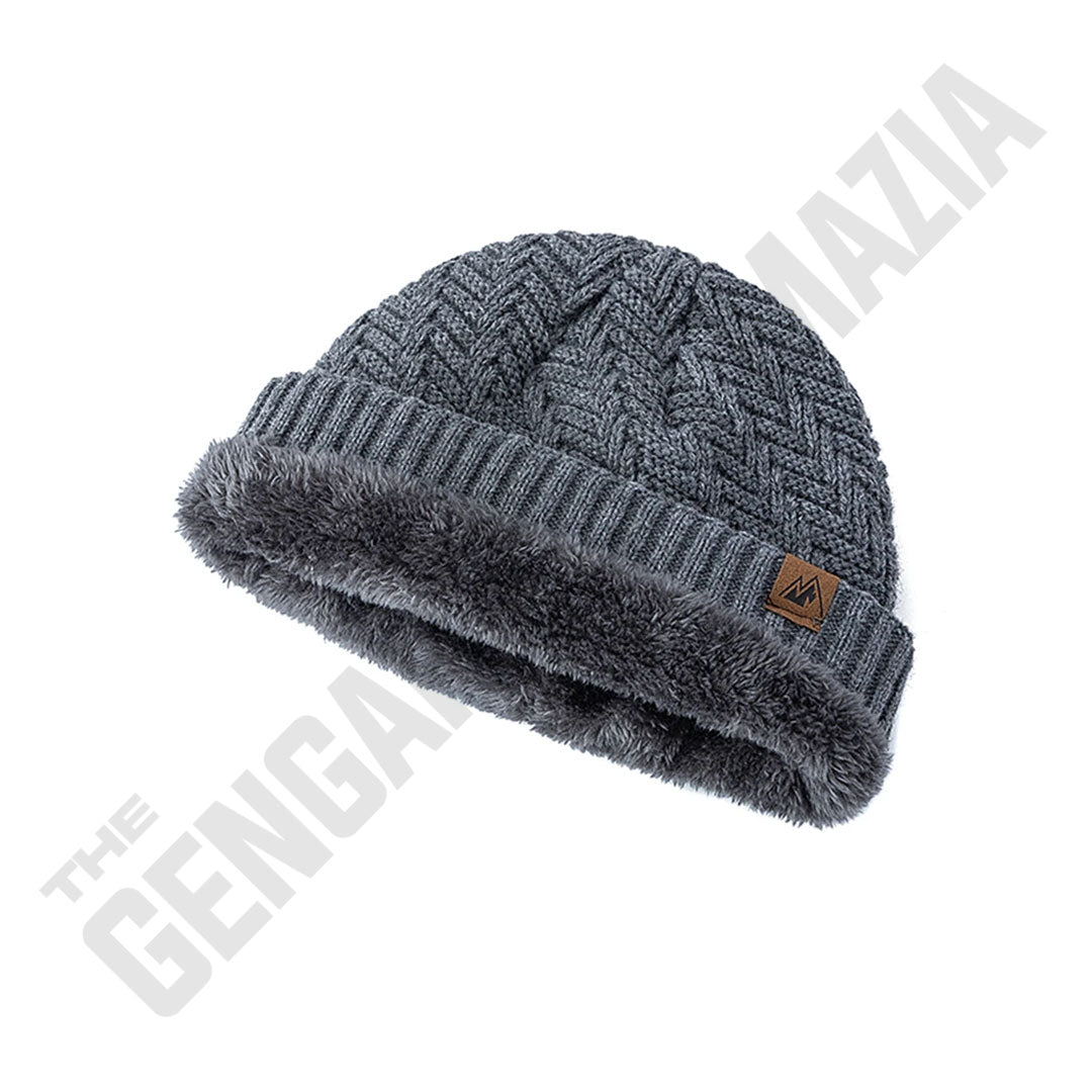 Newly Designer Textured Fur Lined Beanie