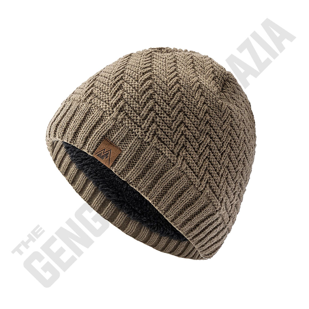 Newly Designer Textured Fur Lined Beanie