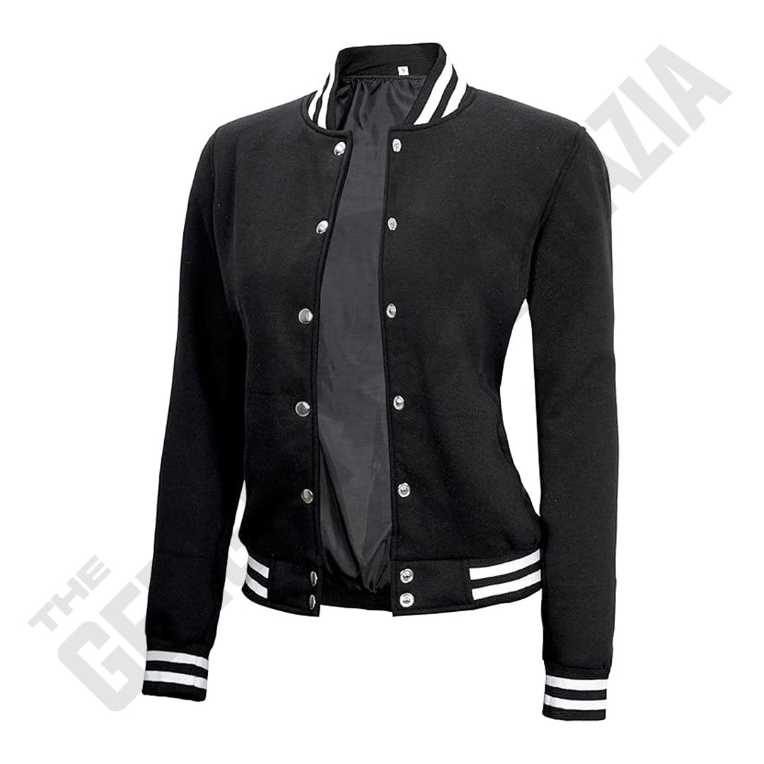 Women's Letterman Highschool Varsity Bomber Jacket
