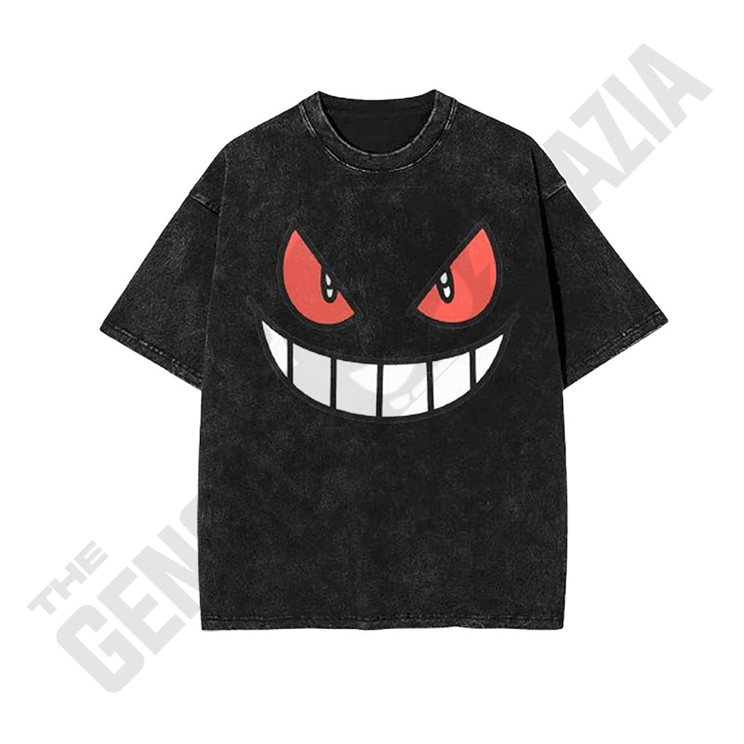 Evil Eye Gengar Anime Short Sleeve T-Shirt