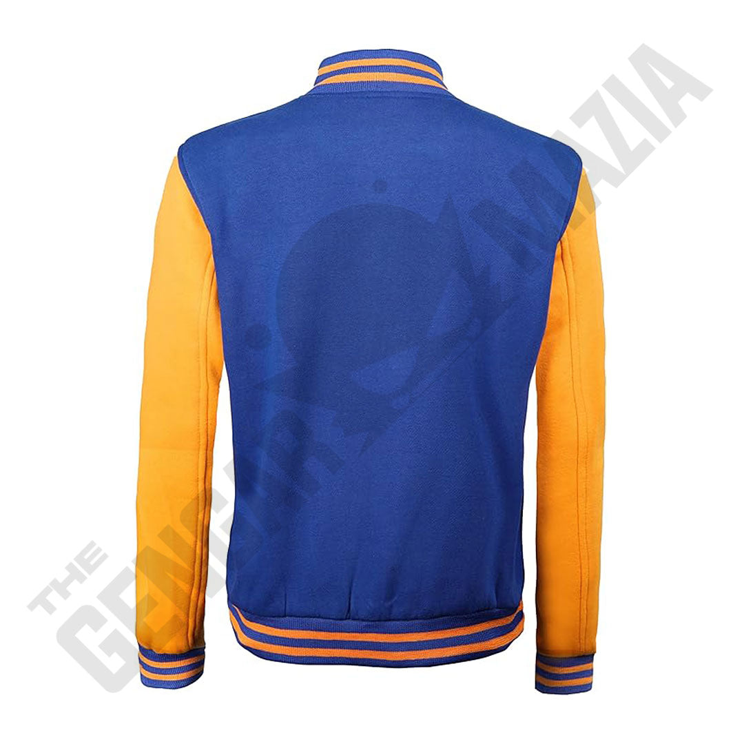 Women's Letterman Blue Varsity Jacket