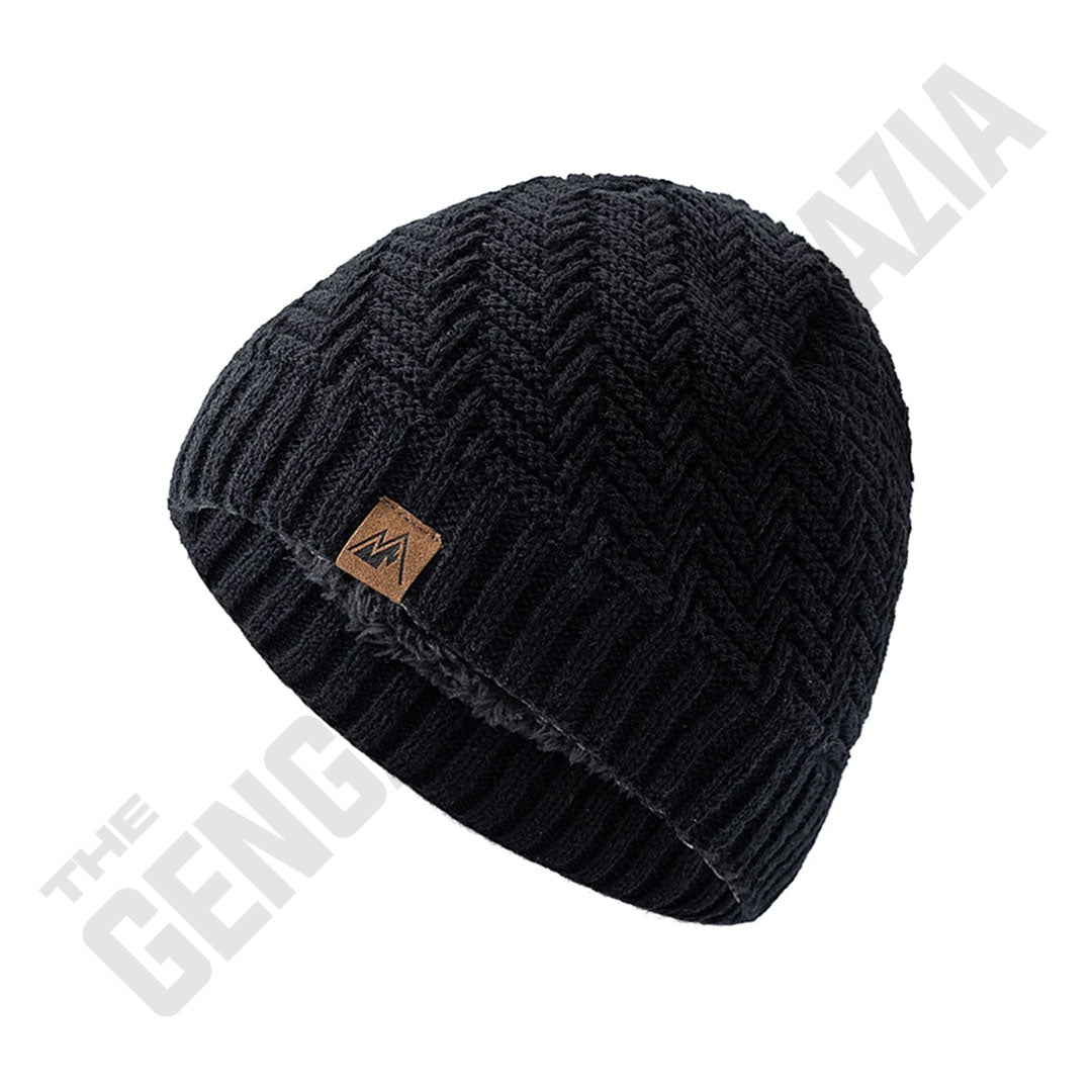 Newly Designer Textured Fur Lined Beanie