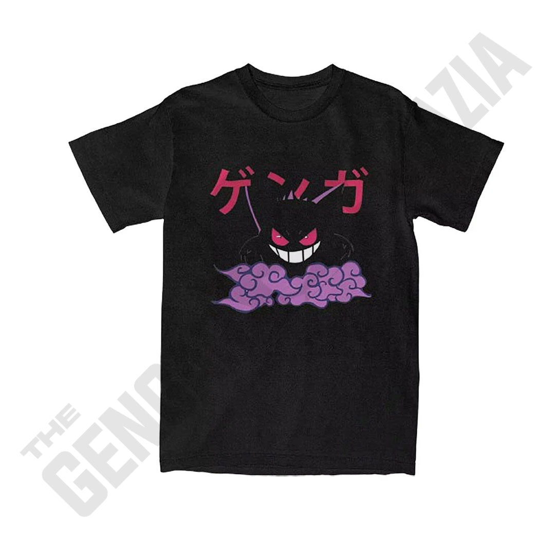 Evolution Ghost Shadow Gengar Pokemon T-Shirt