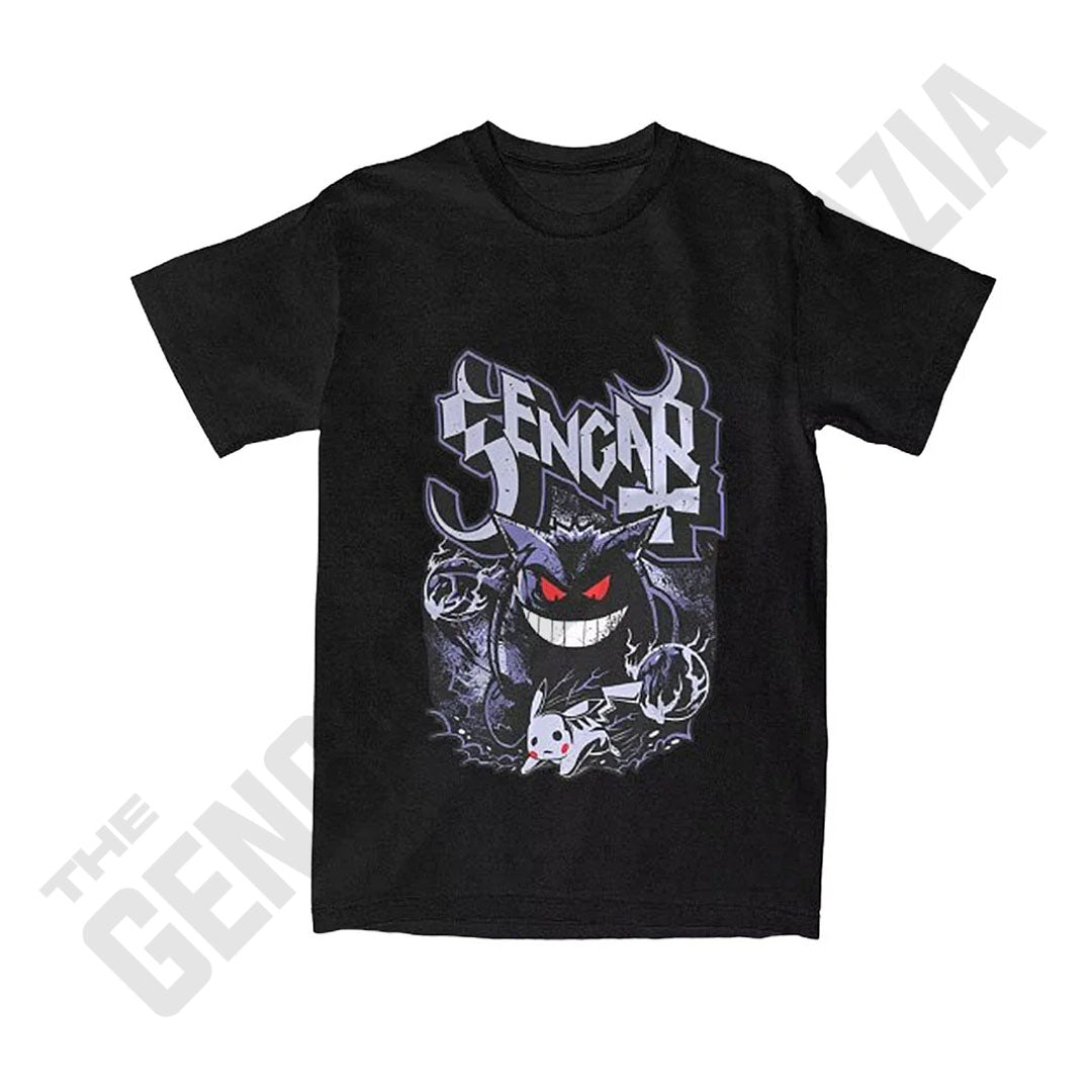 Trendy Cool Gengar Print T-Shirt