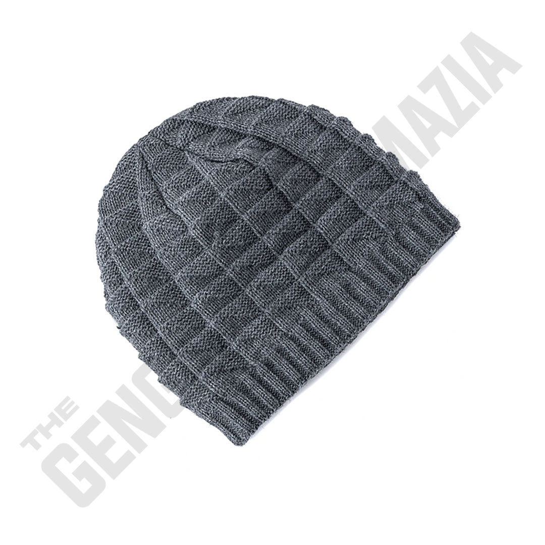 Classic Winter Fur Lined Beanie