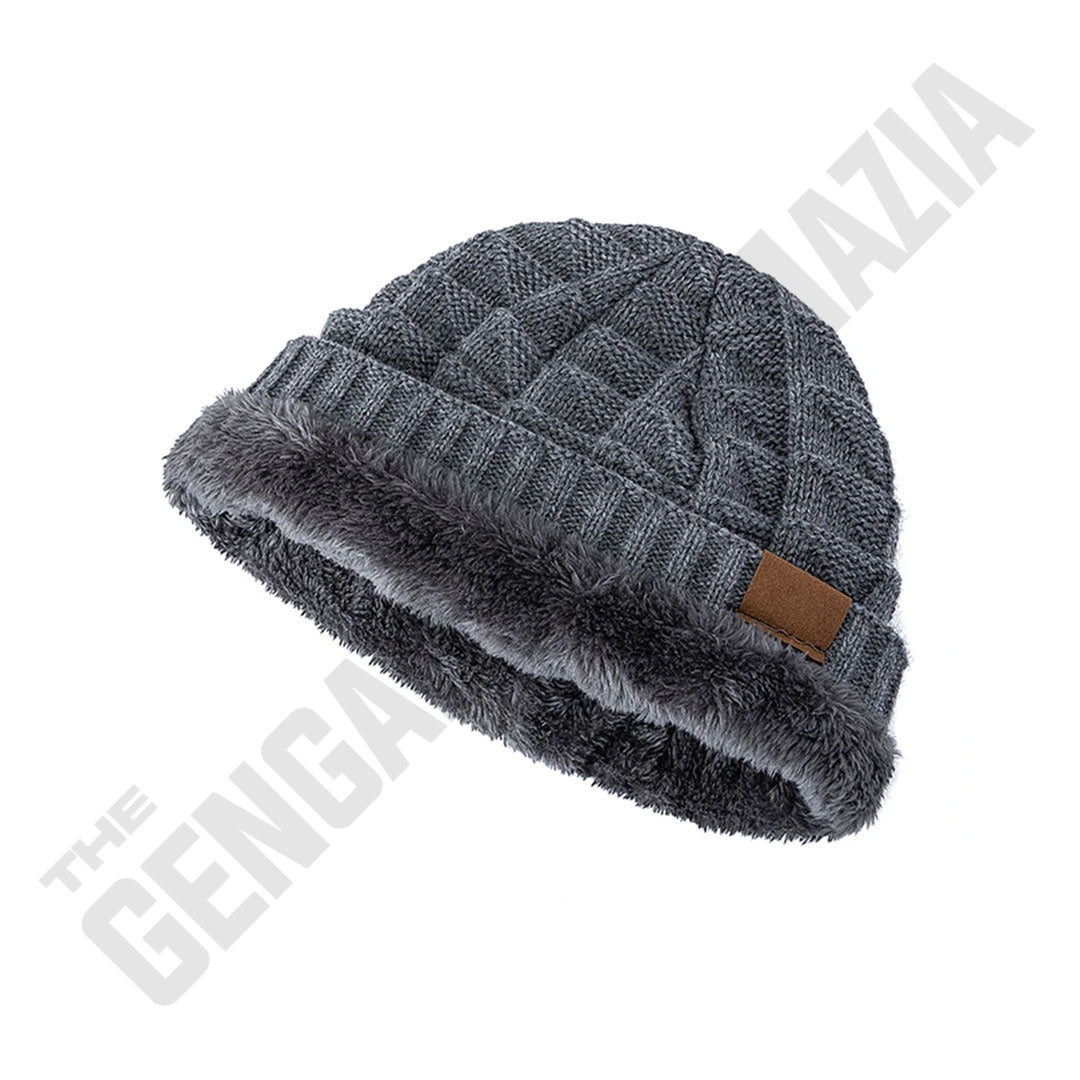 Classic Winter Fur Lined Beanie