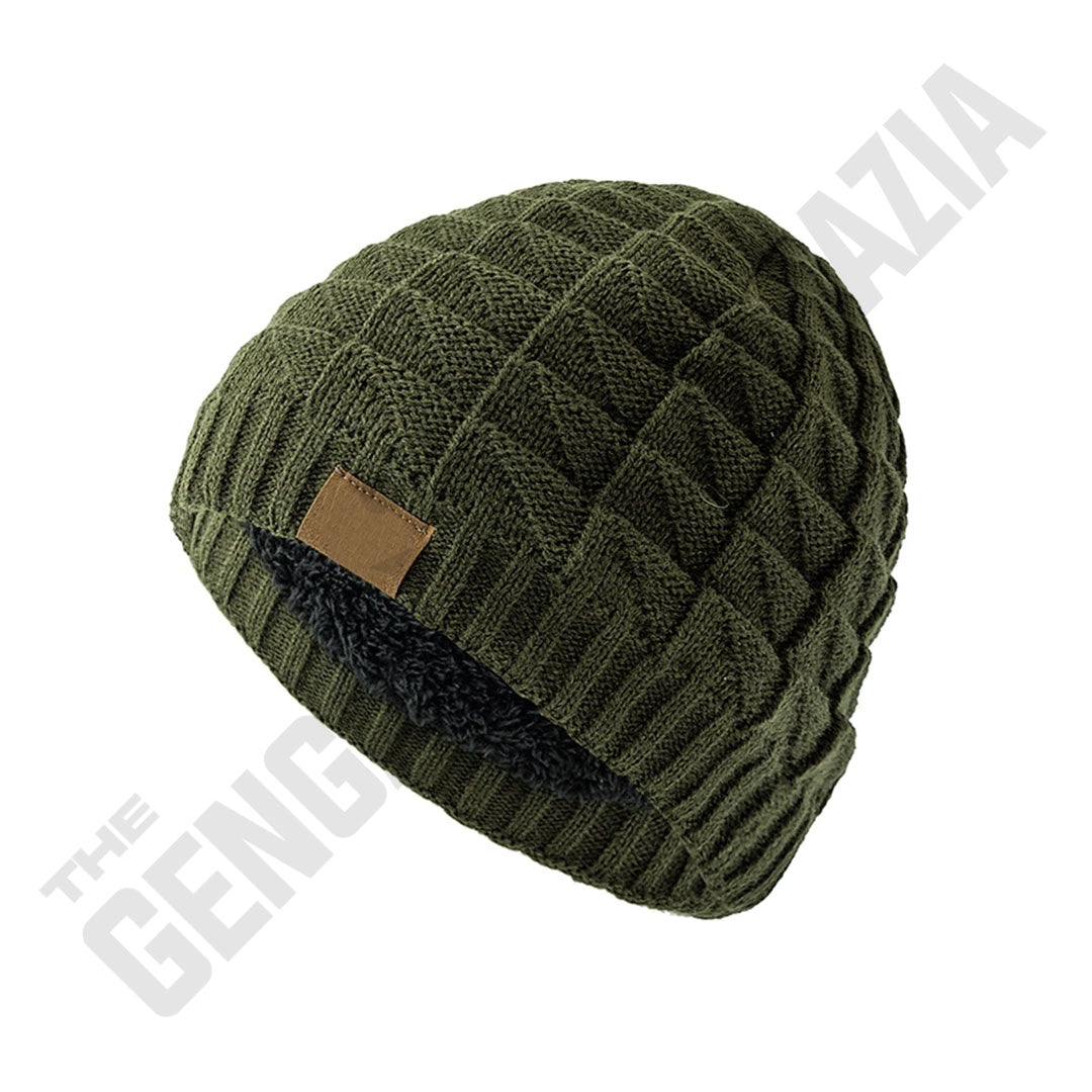 Classic Winter Fur Lined Beanie