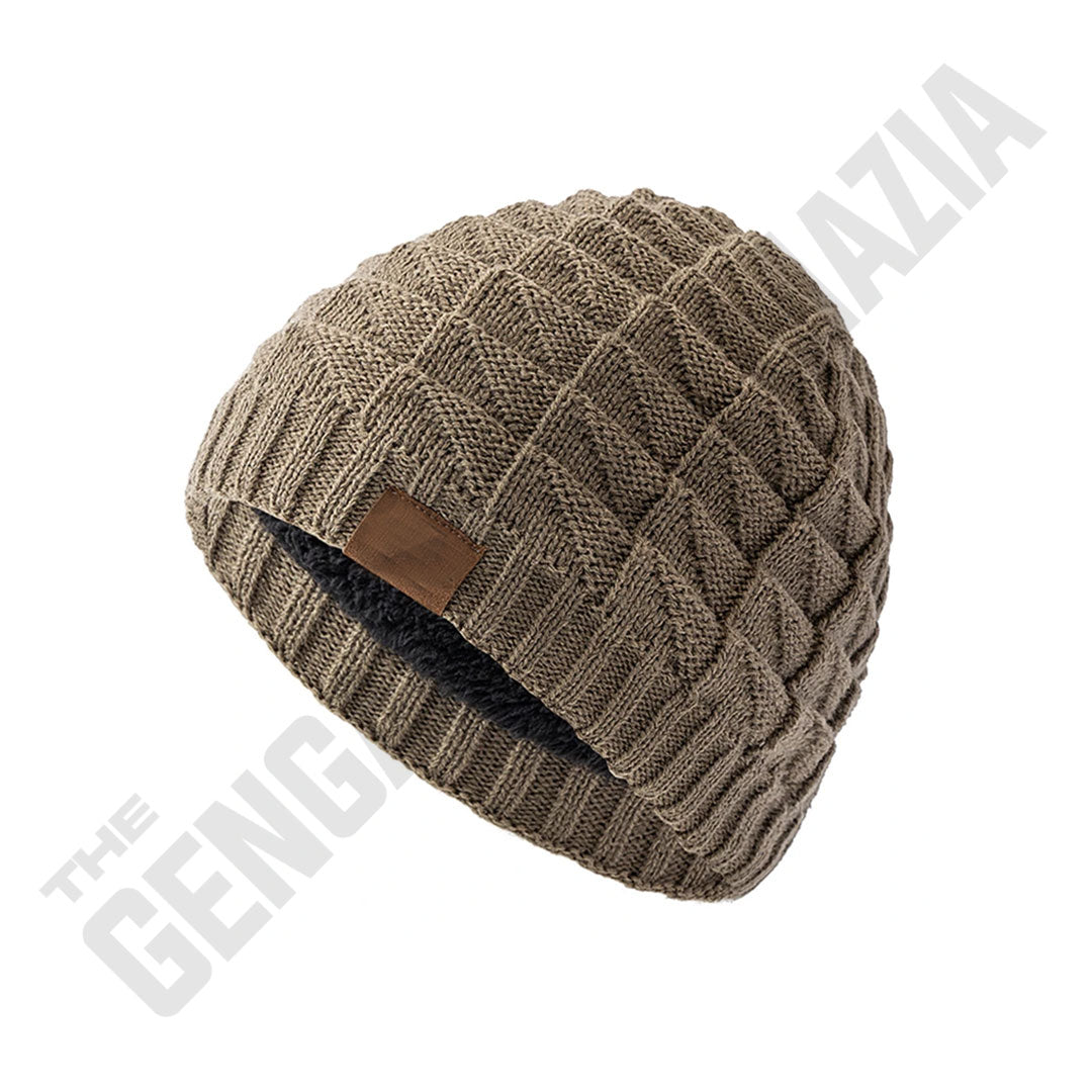 Classic Winter Fur Lined Beanie
