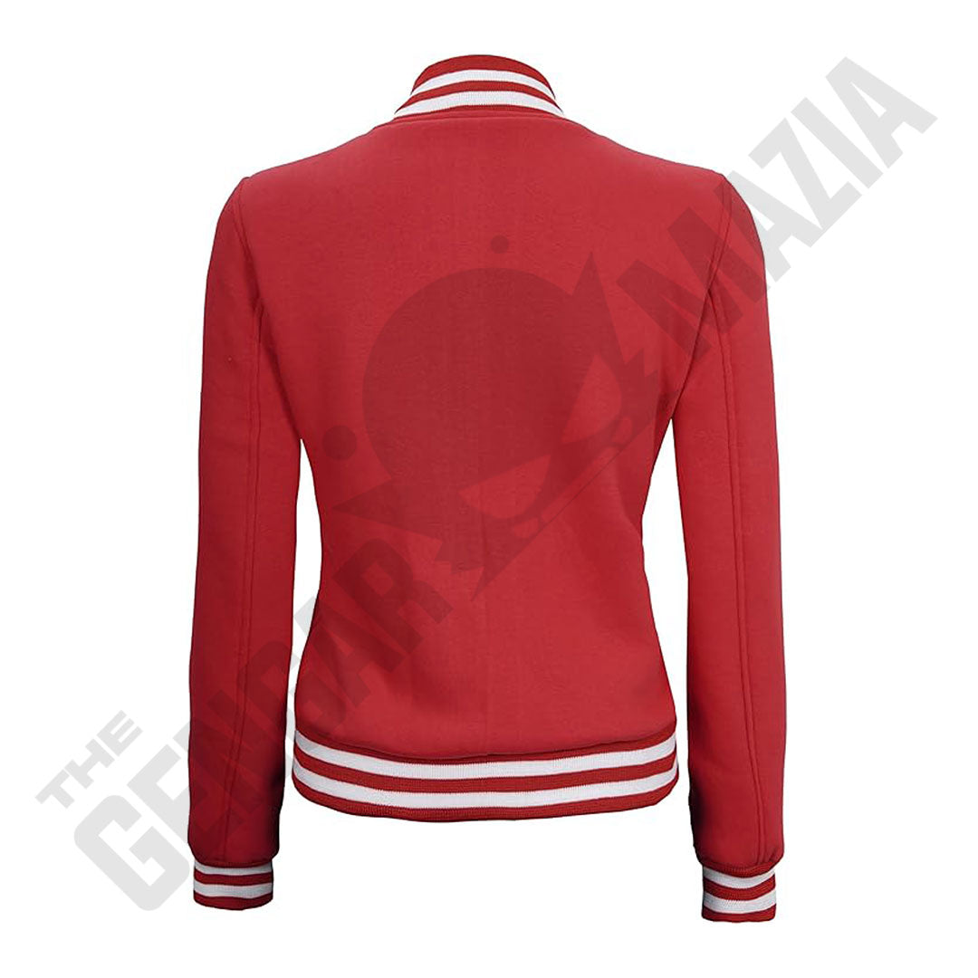 Women's Letterman Highschool Varsity Bomber Jacket
