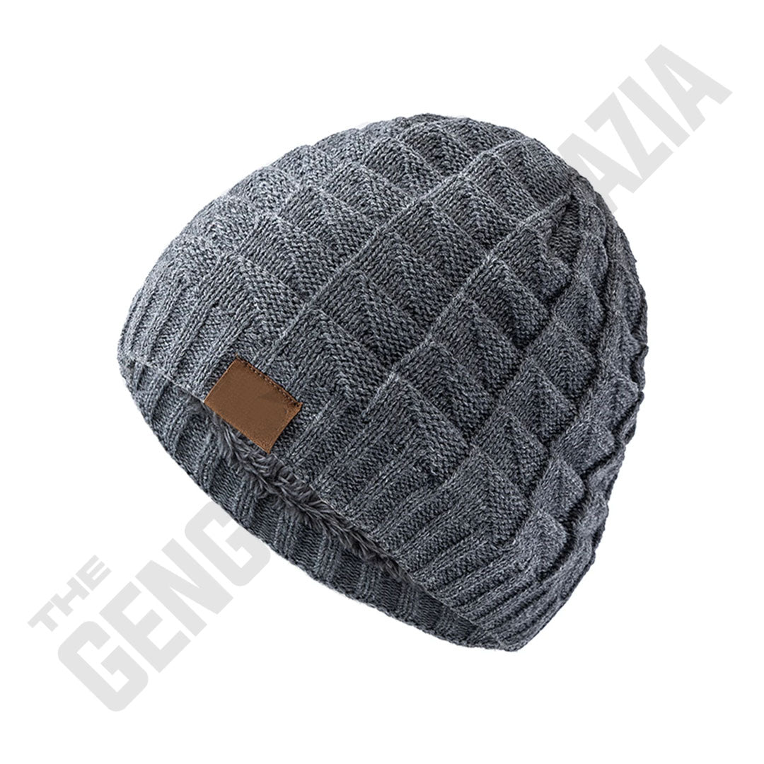 Classic Winter Fur Lined Beanie
