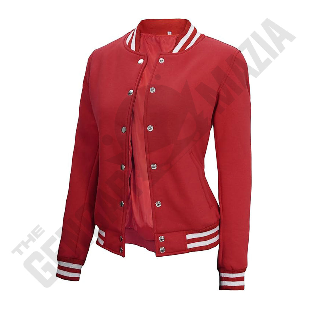 Women's Letterman Highschool Varsity Bomber Jacket