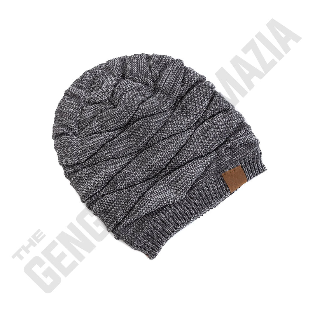 Slouchy Winter Hats Warm Fleece Lined Beanie