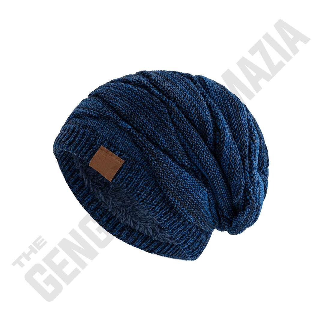 Slouchy Winter Hats Warm Fleece Lined Beanie