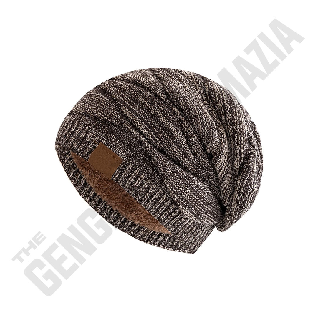 Slouchy Winter Hats Warm Fleece Lined Beanie
