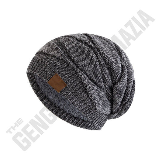 Slouchy Winter Hats Warm Fleece Lined Beanie