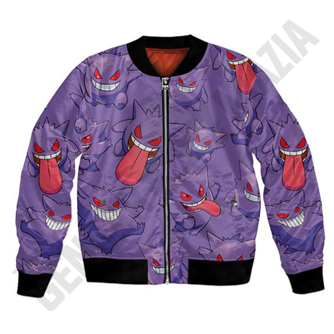 Ugly Gengar Fashion Bomber Jacket