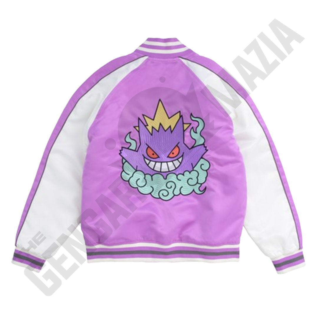 Shadow Punch Gengar Anime Varsity Jacket